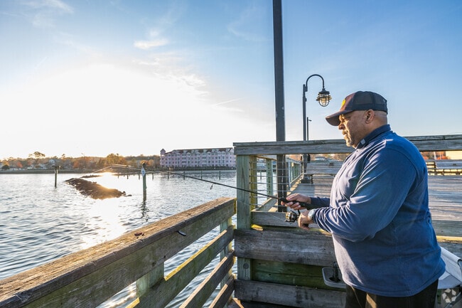 Unwind by the water's edge, enjoying a peaceful day of fishing in North Beach.