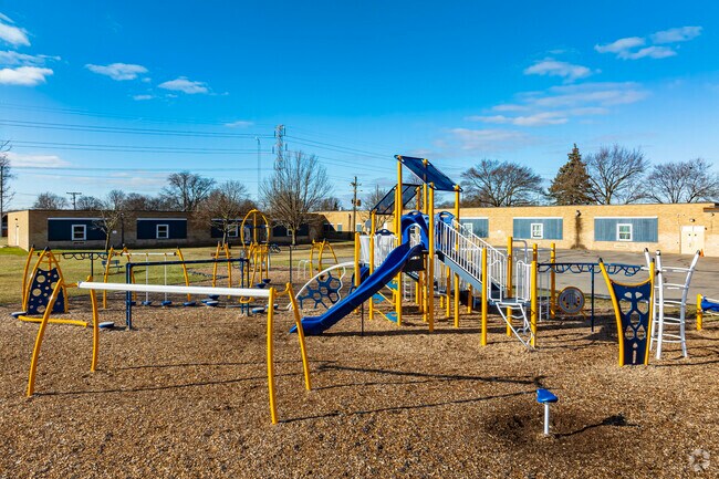 Main playground at Clarence Randall Elementary School.