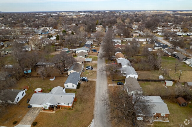 McKinley Mitchell's residential streets feature well-manicured lawns