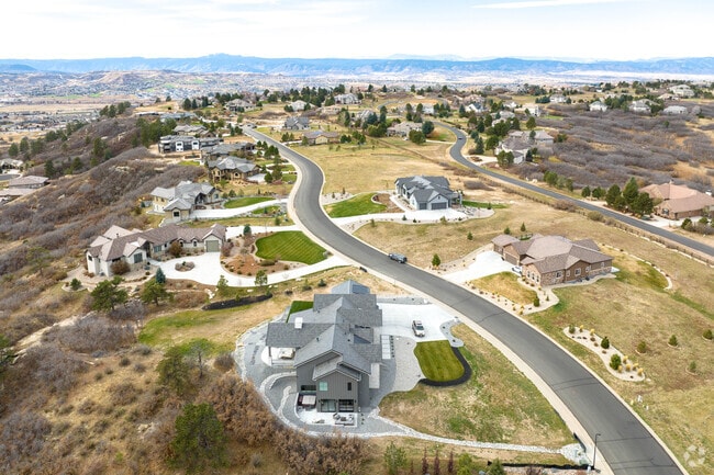 Homes with long driveways can be found in the Sapphire Pointe neighborhood.