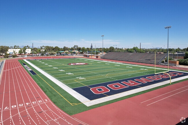 School spirit is present on the field at Coronado High School in Scottsdale.