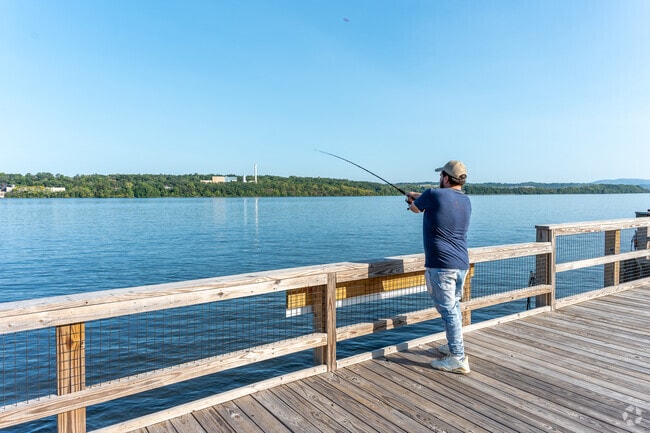 Milton Landing Park is a great spot for fishing.