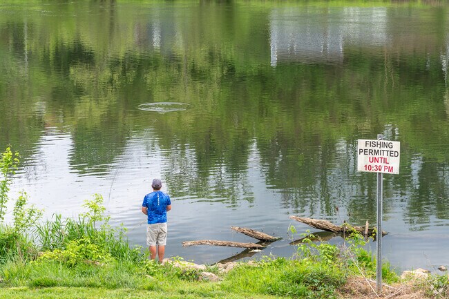 Locals enjoy fishing spots at various points along the Kingsport Greenbelt in Kingsport.