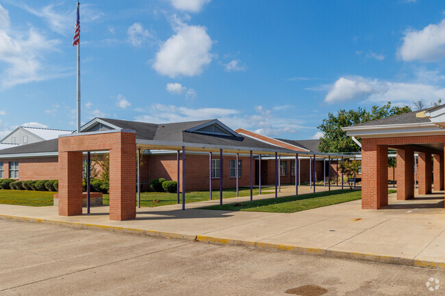 The main entrance for students to enter at Logansport High School.