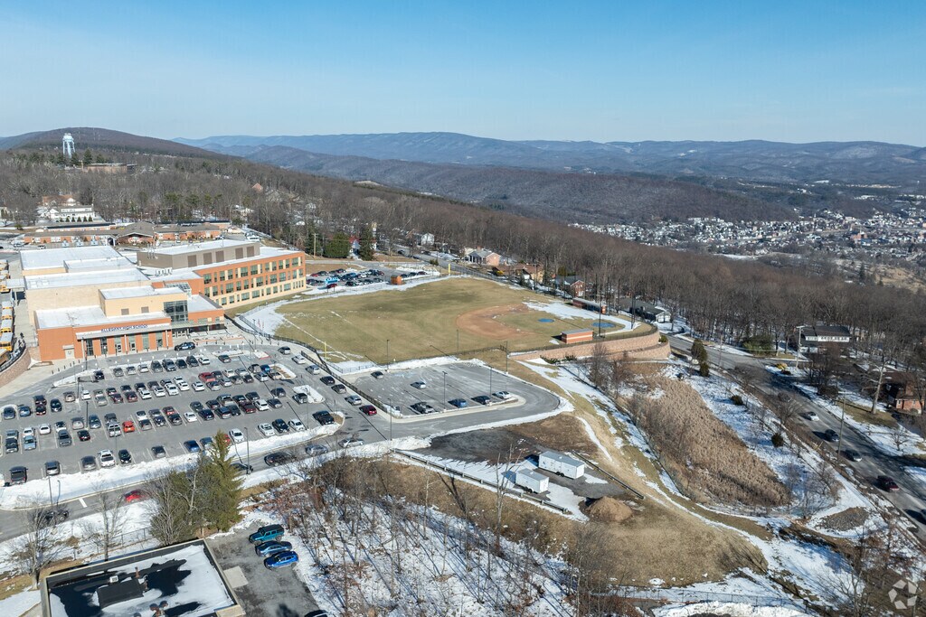 Allegany High School has a great view of the Cumberland area.
