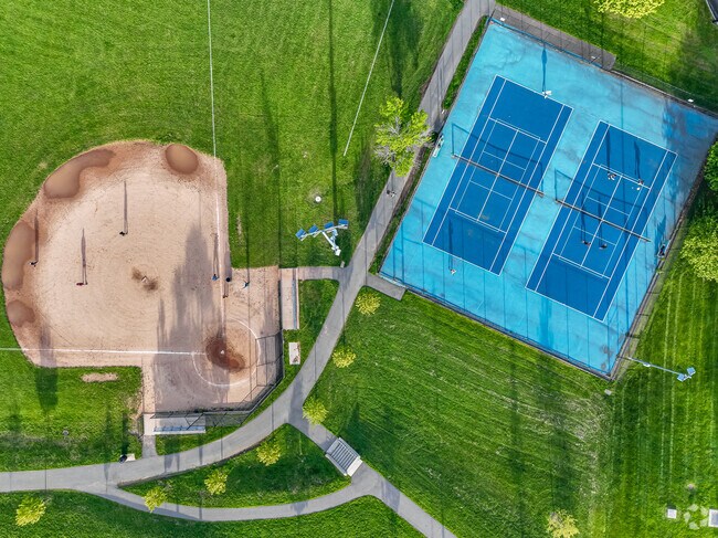 Enjoy the athletic fields at Cassidy Playground in Commonwealth.