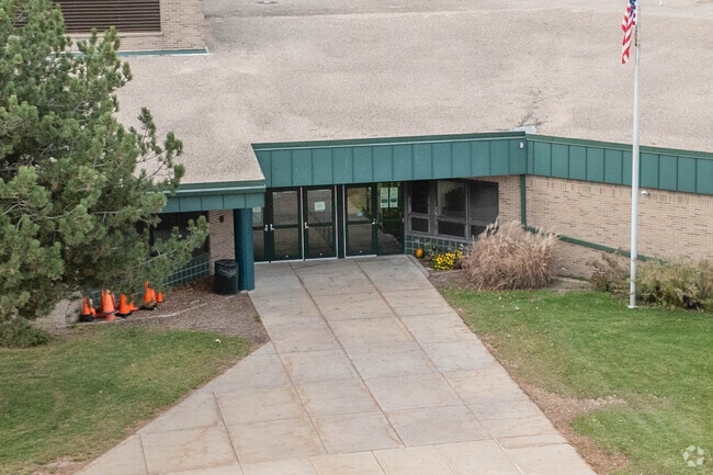Here is the main entrance at Stoner Prairie Elementary School,
