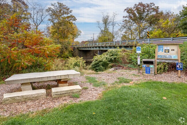 Major Washington Canoe Launch provides a place to kayak and canoe on Connoquenessing Creek.
