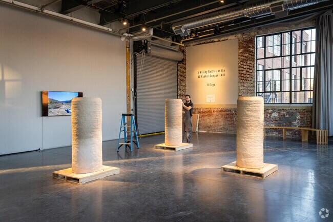 Support local art as a clay artist works on his exhibition in Waterfire Art Center in Valley.