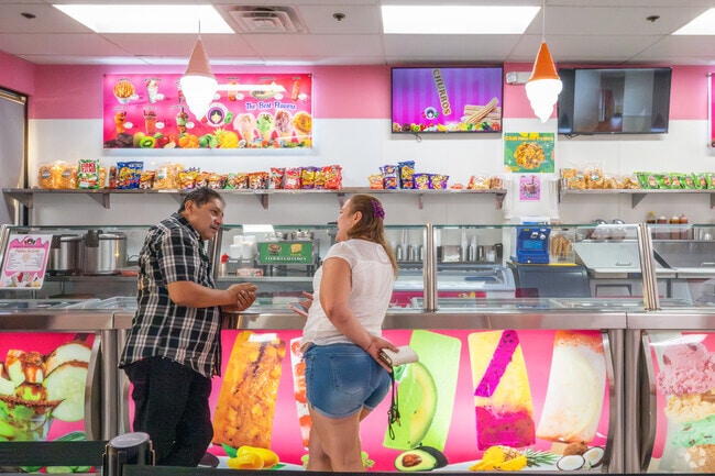 Treat yourself to some cold, sweet treats at La Michoacana.