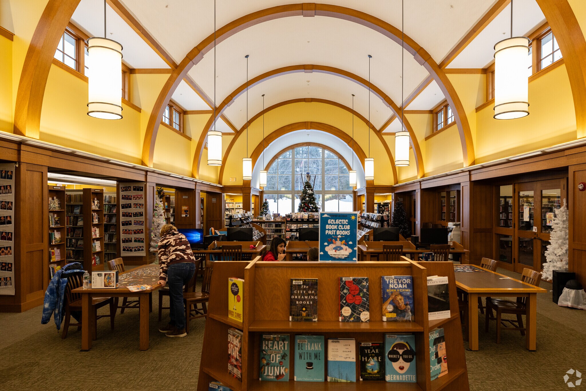 The Townsend Public Library is a great place to come to check out a new book.