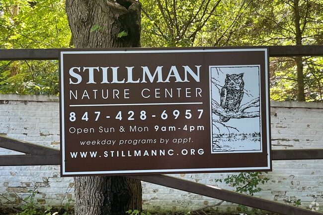 Stillman Nature Center in South Barrington is home to native birds of prey.