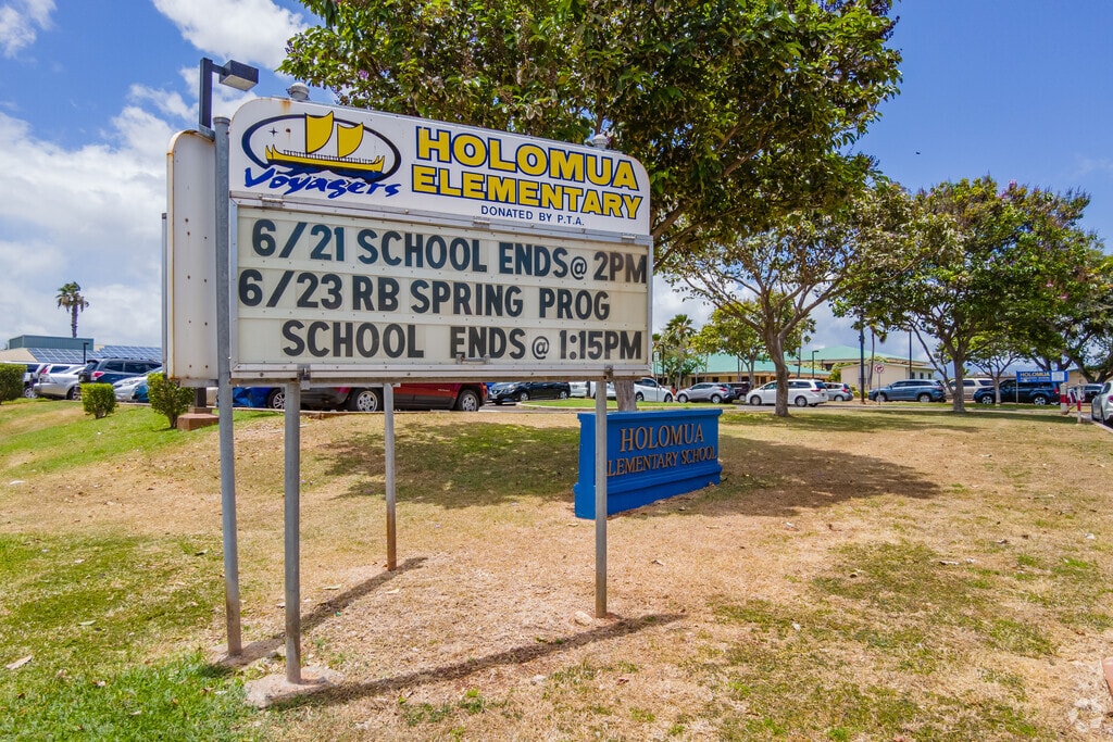 Embark on a journey of knowledge at Holomua Elementary School's inspiring campus.