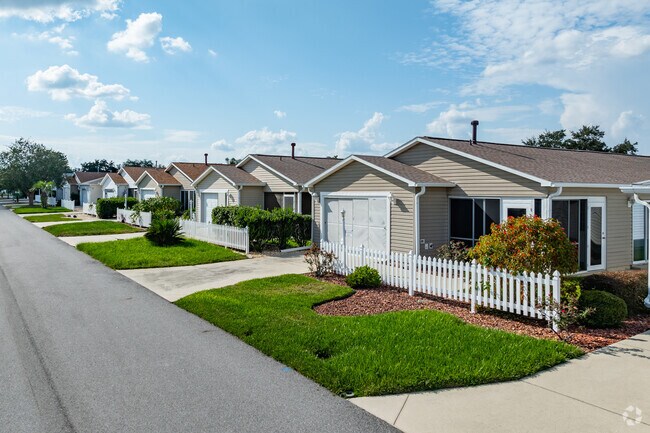 The Village of Summerhill features rows of patio villas for budget conscious home shoppers.