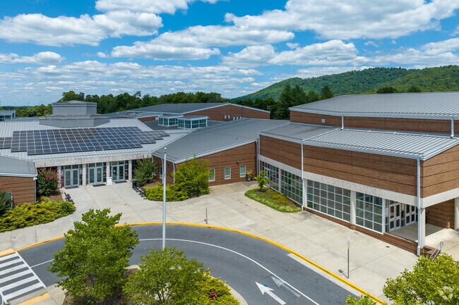 Monticello High School near Pantops enrolls 1,229 students grades 9-12.