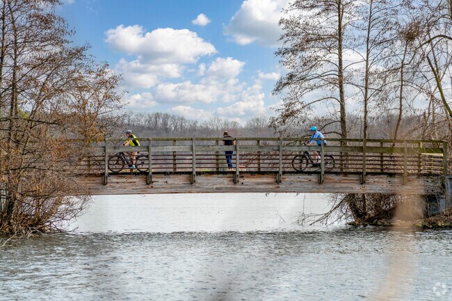 The Border to Border Trail runs through Gallup Park and connects Chelsea to Ypsilanti.