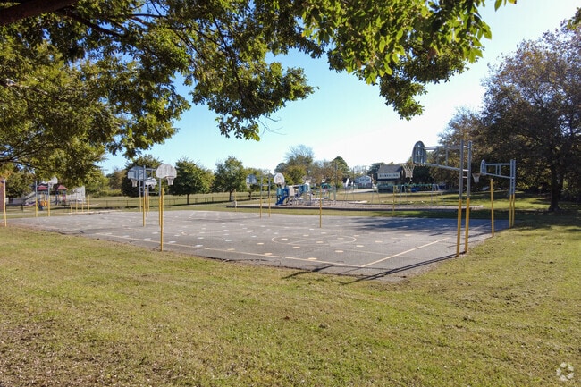 Lindenwood Elementary School has a nice playground for the children for recess.