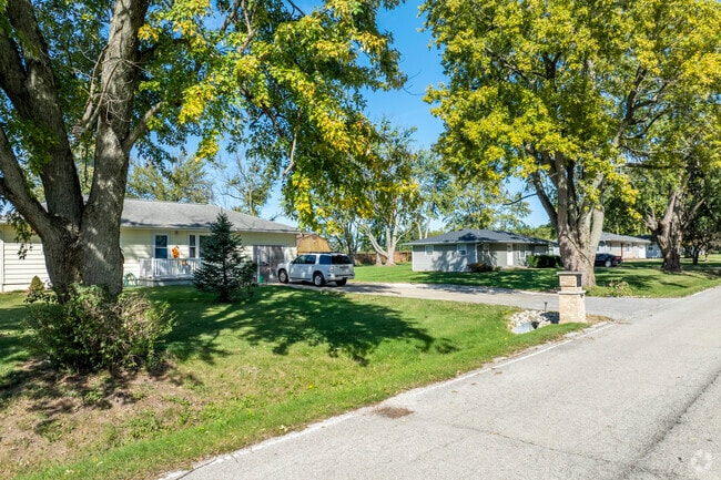 A diverse row of homes showcases the unique character of Enterprise's community.