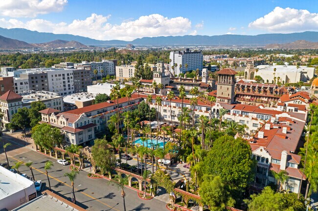 Discover the perfect blend of luxury and history at Mission Inn near Mission Grove.