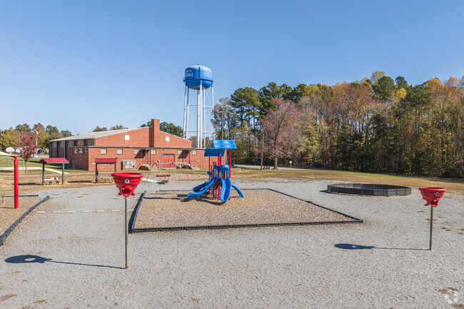 Stokesdale Elementary School boasts a newly constructed playground.