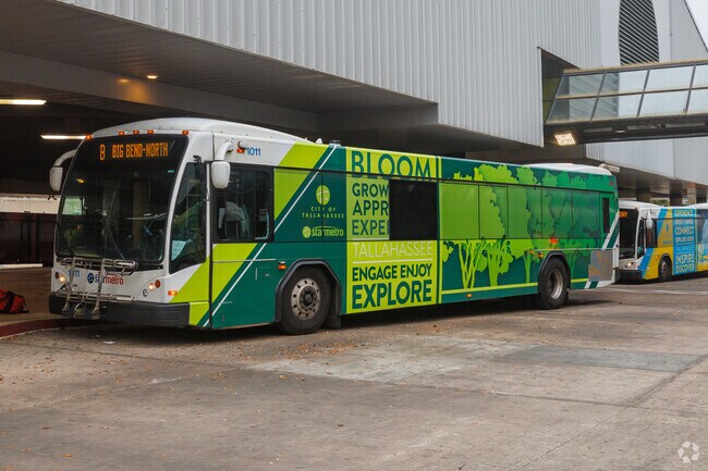 Public transportation runs on a regular schedule though the FAMU and surrounding areas.