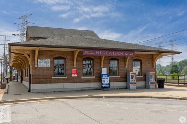 Metra and South Shore station just minutes to Indiana or downtown Chicago, Burnham, IL.