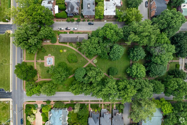 Gratz Park is a green space just East of downtown Lexington.