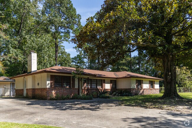 Some residents in Paradise Park choose to paint their brick facades.