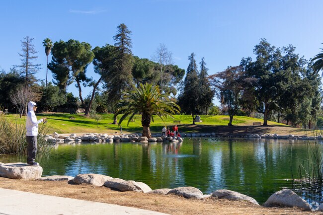 Fishing is one of the many activities to enjoy at Ford Park in South Redlands.