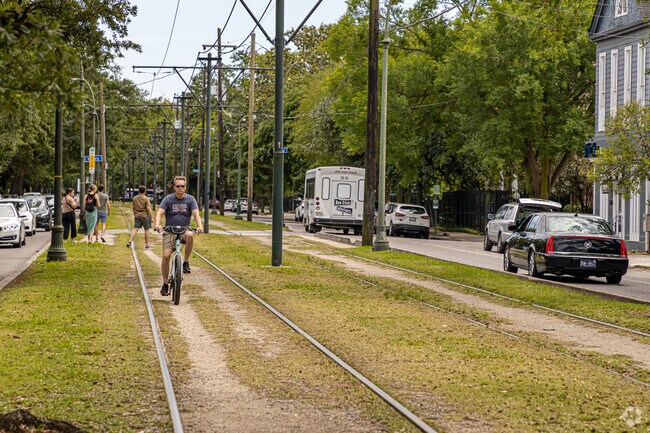 In East Carrollton the streetcar line on St. Charles Ave is great for more than catching a ride.