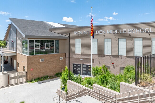 Mount Elden Middle School proudly waves the American flag.