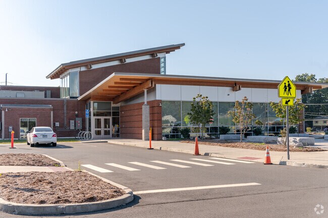 Verplanck Elementary School Side Entrance