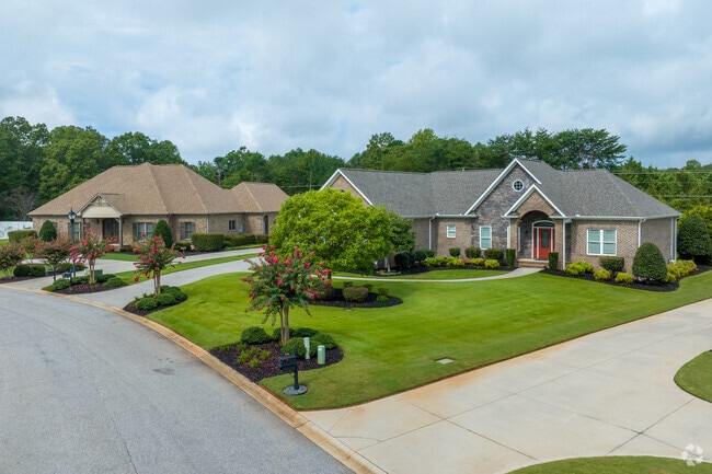 Quiet Five Forks cul-de-sacs often feature high-dollar new homes.