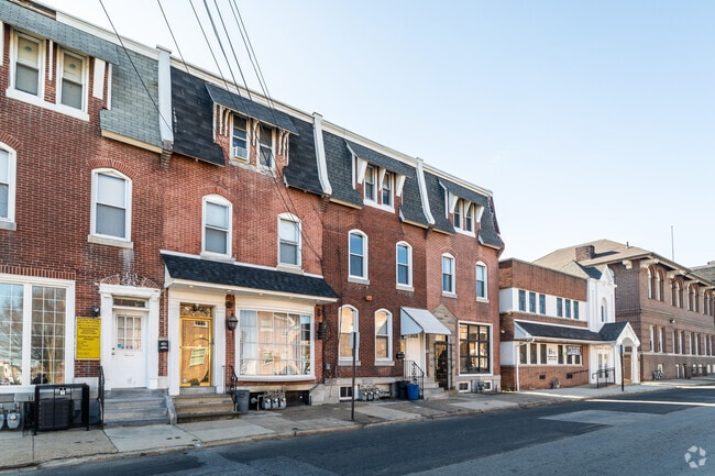 Row homes are the most common style of living in Downtown Chester