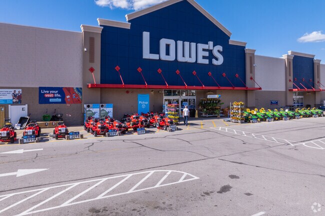 Lowe's is another easy to access retail option in Center Wheeling.