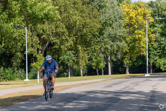 Gooseberry Mound park is a quick bike ride from Lewis and Clark.