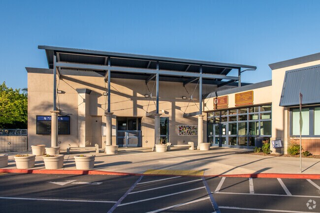 Plaza Vista K-8 School in Westpark is part of the Irvine Unified School District.