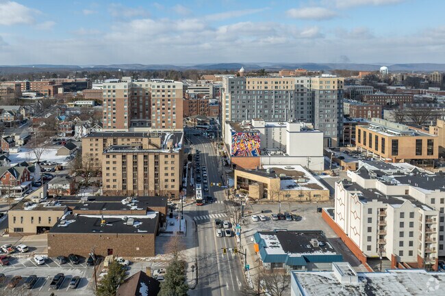 Downtown State College is just a five minute drive from Park Forest Village, offering locals quick access to all the jobs, shopping, dining and more.