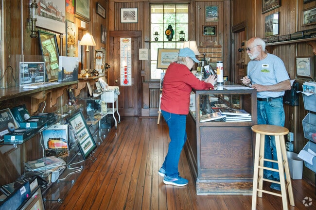 Saluda locals enjoy going to the Historic Depot & Museum.