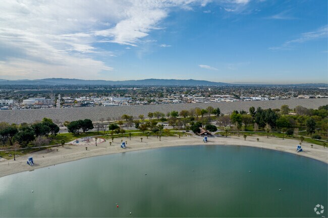 Sit lakeside and go for a swim at Santa Fe Dam Recreational Area.
