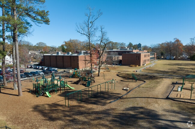 Edgewood Elementary School has plenty of green space.
