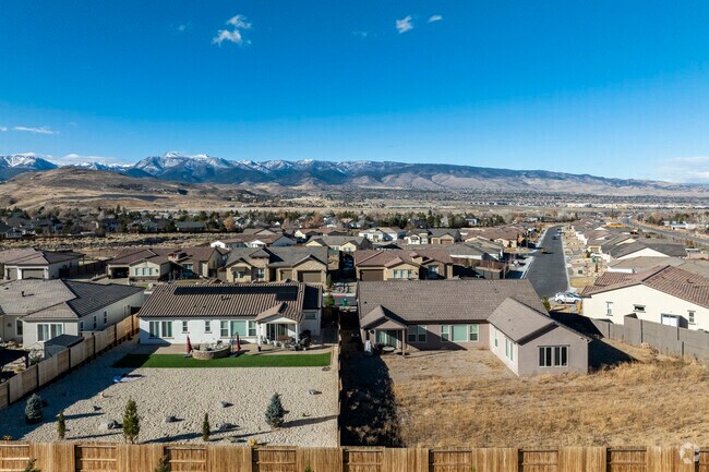 Hidden Lake is located in SE Reno, in the valley looking up towards Mount Rose.