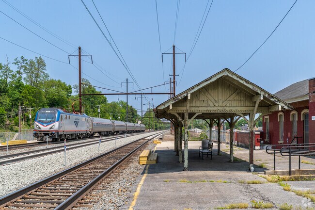 The Coatesville Amtrak station can be used to easily travel to Philadelphia and Harrisburg.