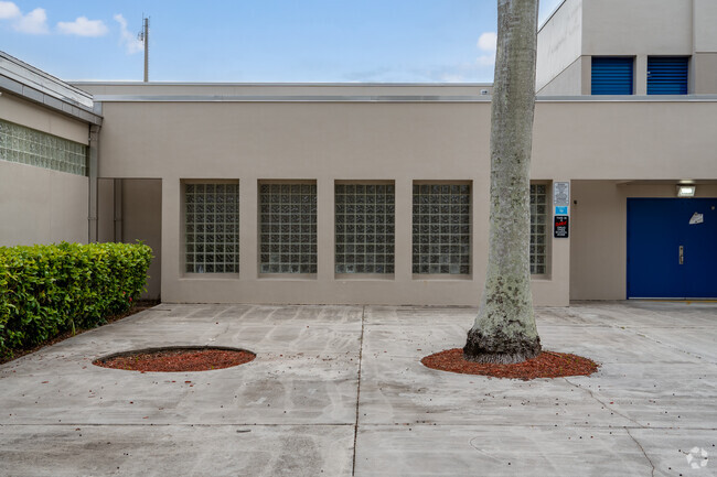 A Claude Pepper Elementary School building detail.