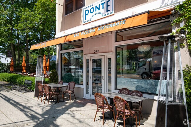 Ponte Pizza Bar and Restaurant is located off of Montauk Highway in Bridgehampton.