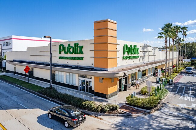 Residents of Park Lake Highland may do their grocery shopping at Publix on Colonia Avenue.