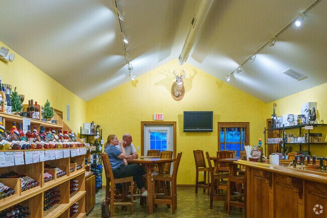 Sip and savor the award-winning wines at Buck Creek Winery near Acton.