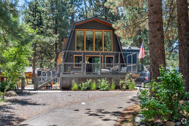 Sierra Meadows has many a-frame cabins that were first built in the 80's.
