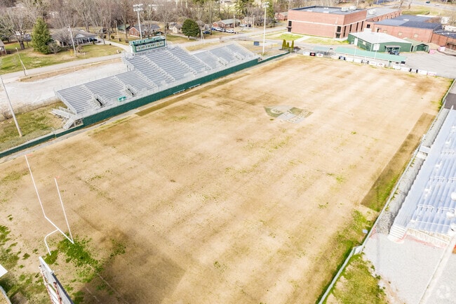Greenbrier High School has a football field.