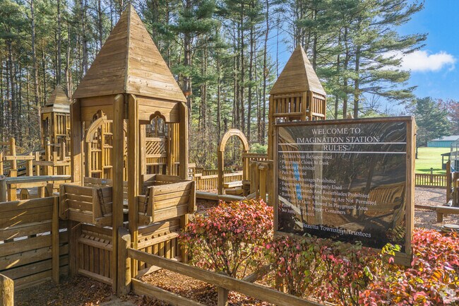 Imagination Station Park has a very unique playground kids flock to in Cortland.